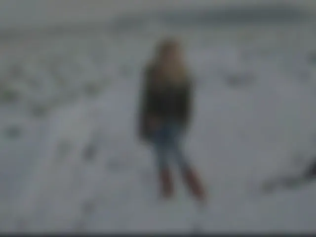 Pissen im Schnee