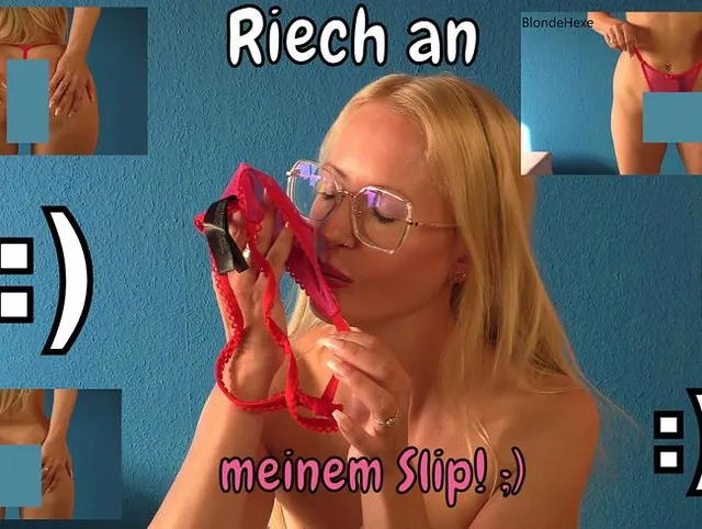 Schnüffel an meinem Slip