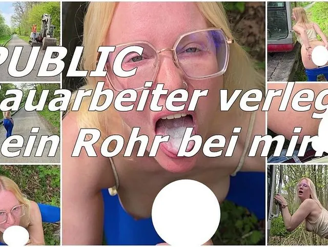 Vorschau aus Blowjob: Auf der Baustelle: Der Bauarbeiter fickt mich ungeschützt durch