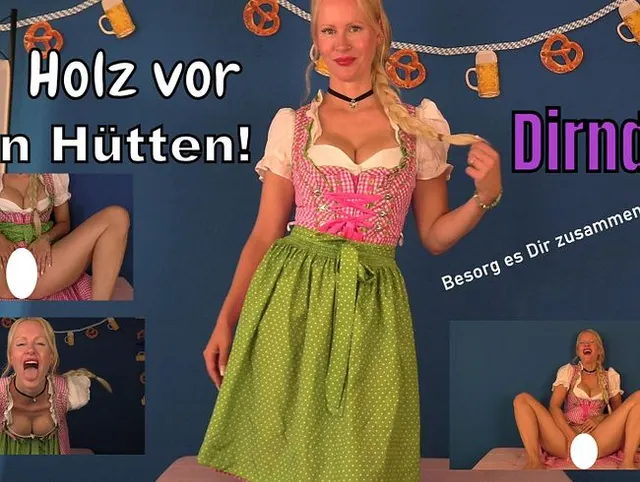 Vorschau aus Große Titten: Wichsen im Dirndl, wir machen es zusammen