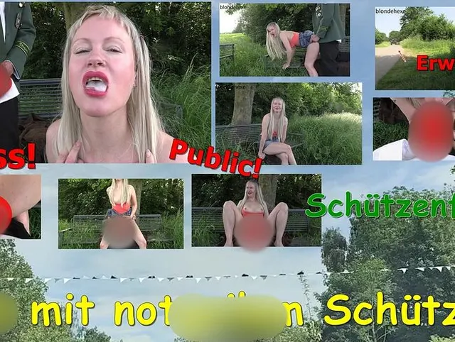 Schützenfest-Quickie: Erwischt beim wilden Freien-Fick