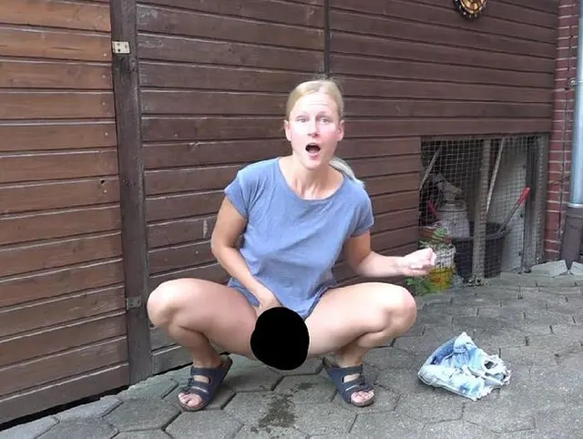 Erwischt auf der Terrasse und durchgefickt