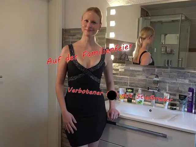 Verbotener Sex mit meinem Stiefbruder auf der Familienfeier